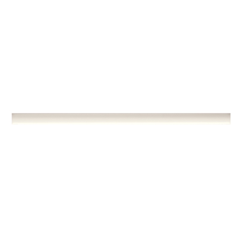 Clara White Porcelain Floor & Wall Trim - 0.5" x 12" Jolly - Matte