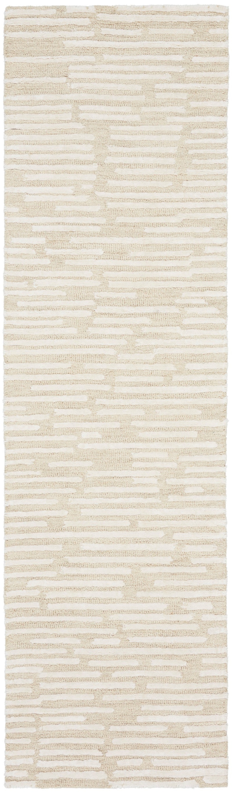 Calvin Klein Linear Ivory Wool Blend Area Rug