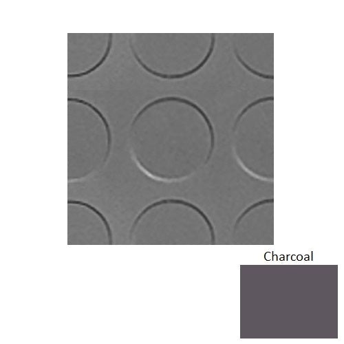 Charcoal Textured Rubber Tile 18" x 18"