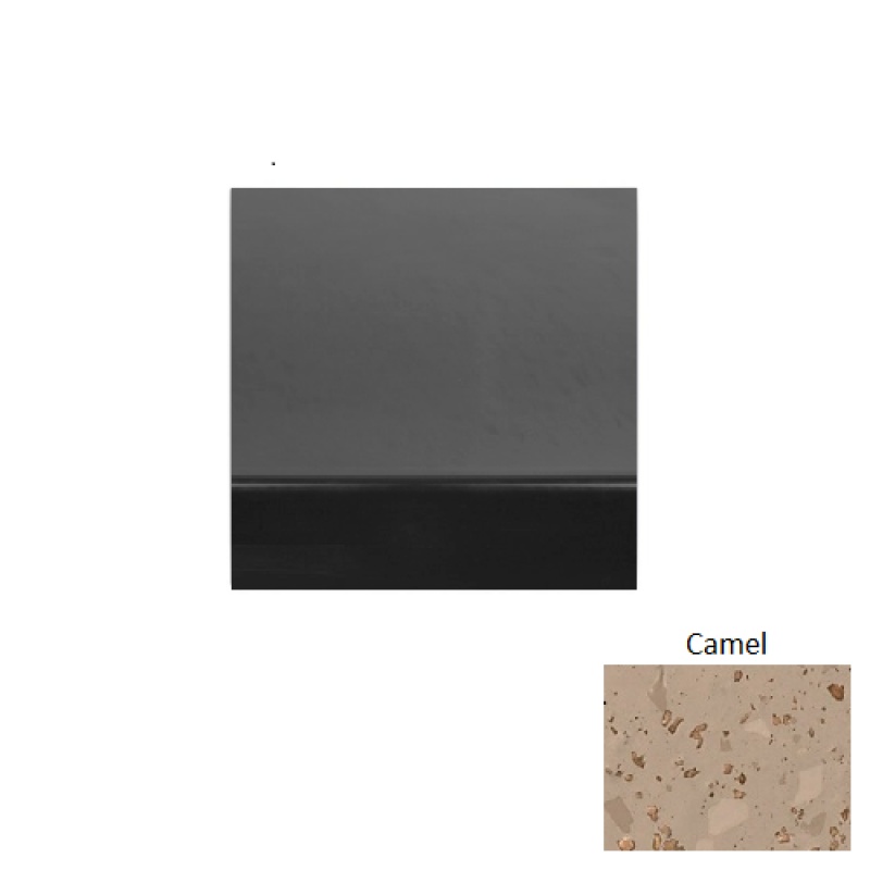 Renew 61 Camel Heavy Duty Rubber (Rd) Stair Tread - Smooth