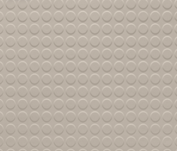 Johnsonite Canvas Raised Round Solid Color Rubber Tile - Textured