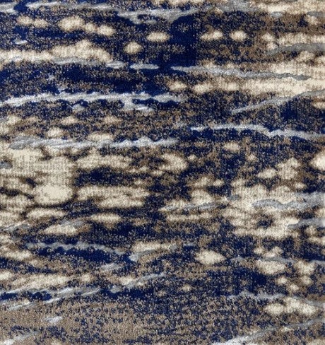 Tides Ripplewater Ocean Polypropylene & Polysilk Carpet - Pattern