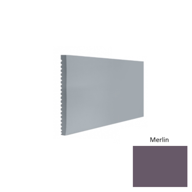 Contours #60 Candid Merlin Rubber Profiled Wall Base - Satin