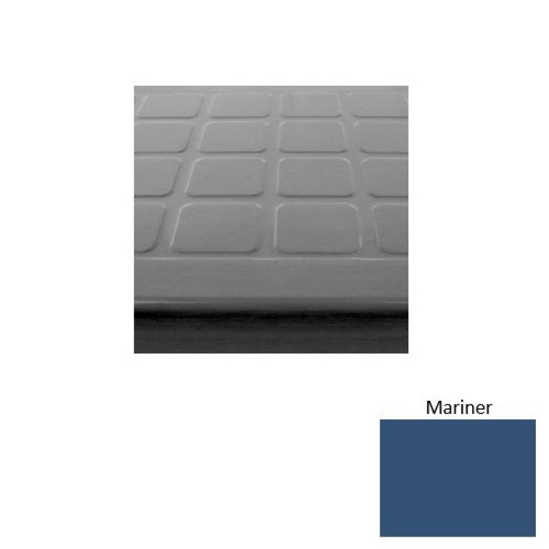 Solid 94 Mariner Raised Square Rubber (Sq) Stair Tread With Dupont Kevlar - Textured