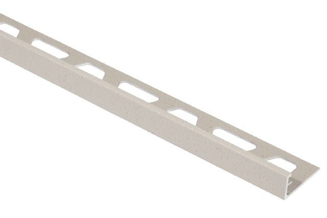 Jolly Metal Tile Edging Trim - Ivory Textured Color Coated Aluminum