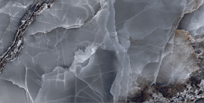 Belize Azul Porcelain Tile - Glossy - 24" X 48"
