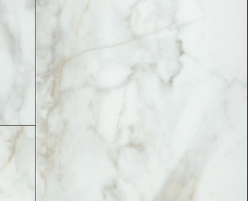 Paragon Tile Plus Calacatta Spc Luxury Vinyl Tile - Scuffresist Platinum - 12" X 24"