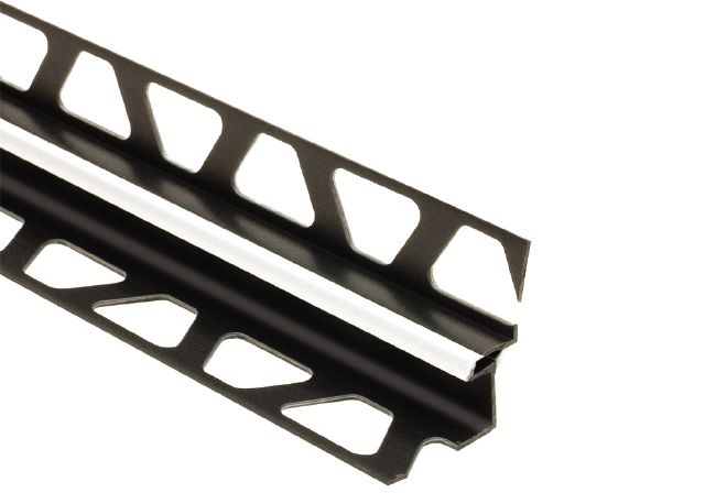 Dilex Eke Corner Movement Joint Plastic Pvc Tile Edging Trim - Bright White