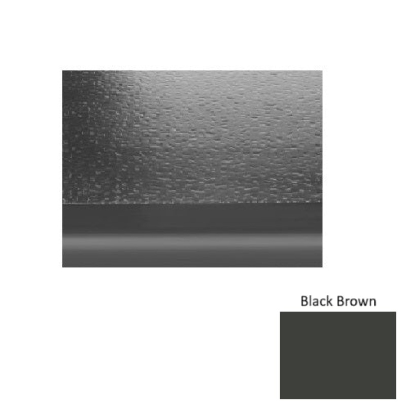 Roppe Performance Compound 99 Black Brown Hammered Stair Tread with 2" Nose