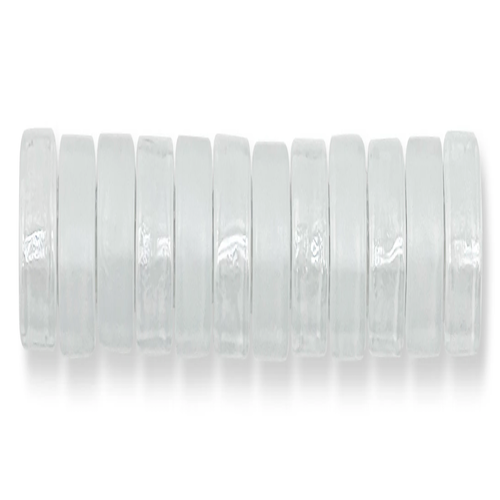 Lava Molten Frost Glass Wall Trim – V Cap Strip