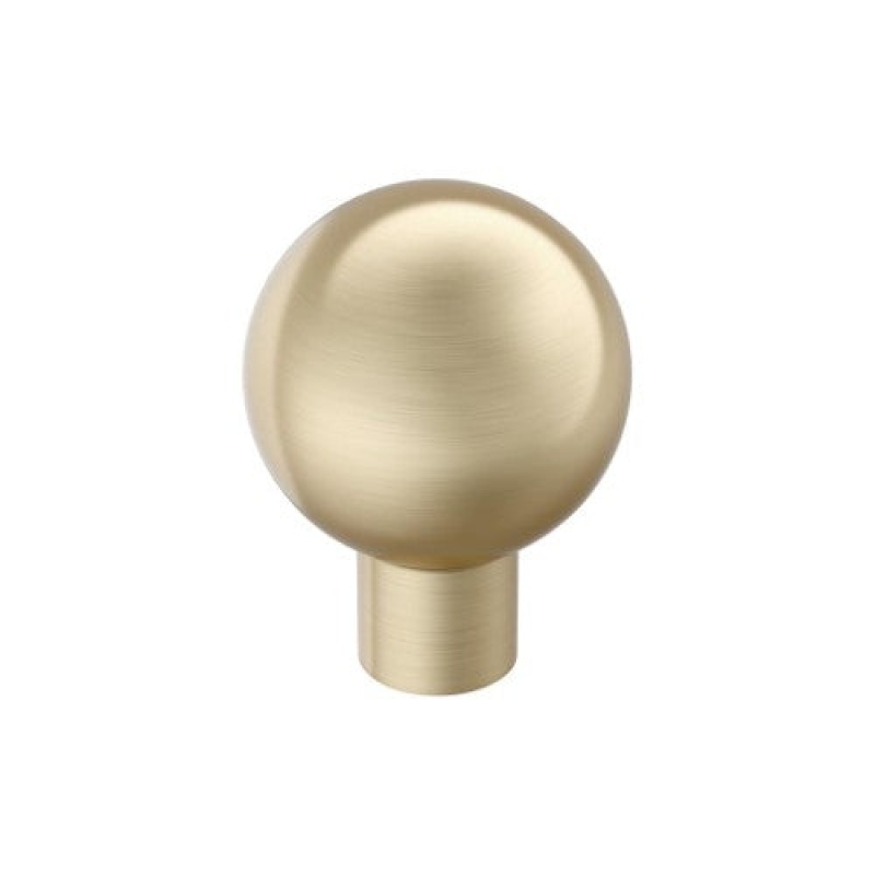 Amerock Coble Zinc Cabinet Knob – Golden Champagne, 1-1/8 in (29 mm)