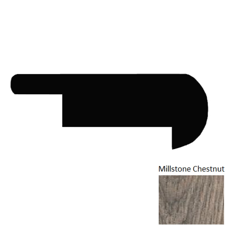 Kingmire Millstone Chestnut Laminate Wood Stair Nose
