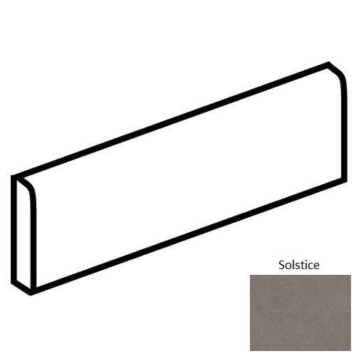 Astronomy Solstice Porcelain Floor & Wall Trim - 3" X 24" Bullnose - Matte