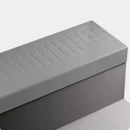 Johnsonite Colonial Grey Raised Square Rubber Stair Tread