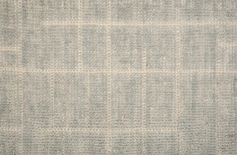 Rustic Roots Hendricks Blue Fin Wool Carpet - Pattern