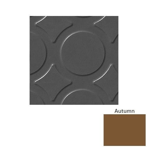 Flextones Autumn Rct Radial Iii Rubber Distinct Designs Tile - Textured - 18" X 18"