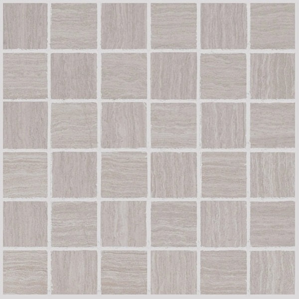 Celestia Platinum Porcelain Mosaic - 2" x 2" Matte