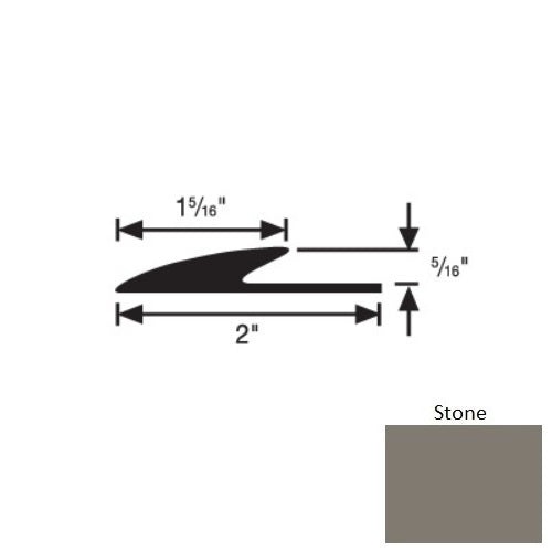 Flextones Stone Vinyl 184 Transition Edge Guard