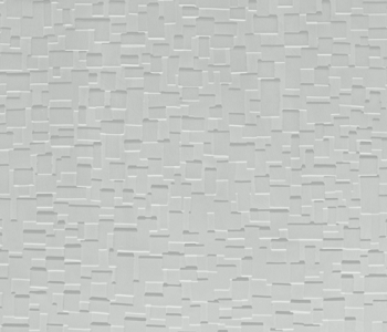 Johnsonite White Cubis Solid Color Rubber Tile - Textured - 24" X 24"
