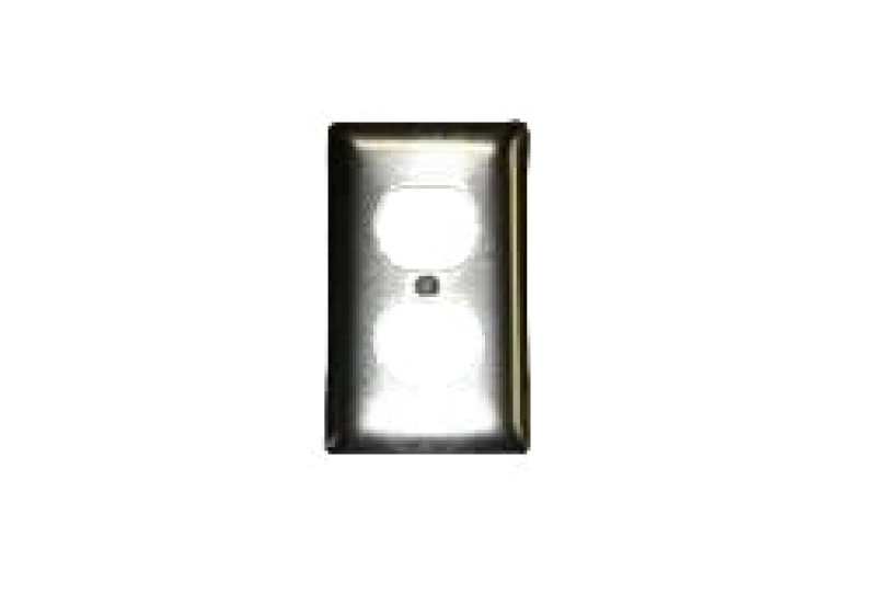 Stainless Steel 1-Gang Duplex Outlet Wall Plate - 1-Gang
