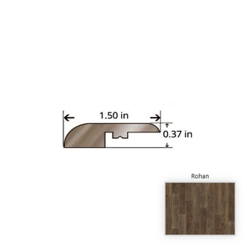 Courtier Rohan Oak Luxury Vinyl Moulding / Trim - 84.25" Reducer - Surface Guardian Pro Uv Coating
