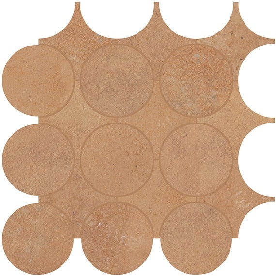 Rekindle Terracotta Porcelain Mosaic - Canvas Dot - Matte