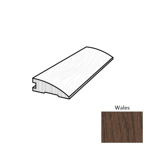 Buckingham Ard58 Wales Hardwood Moulding/Trim – 2" x 78" Flush Reducer, Luster Lock Ultra