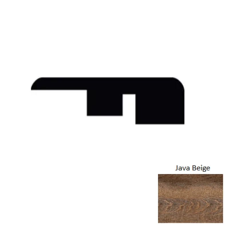 Big Cypress Java Beige Luxury Vinyl End Molding