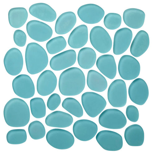 Glass Essentials Azure Glass Mosaic - Spindrift - 11 3/4" X 11 3/4"