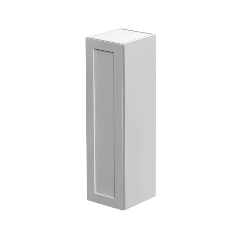 Mallorca Dolphin Gray Shaker Wood Kitchen Wall Cabinet - 9" X 12" X 42" (Assembly Required) - Dolphin Gray