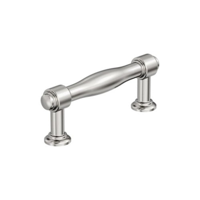 Enlivity Zinc Bar Cabinet Pull - Polished Nickel