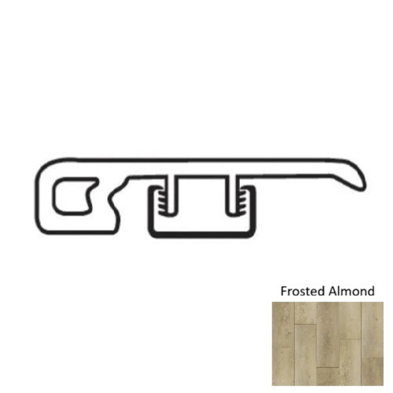 Vail Valley Frosted Almond Luxury Vinyl End Cap