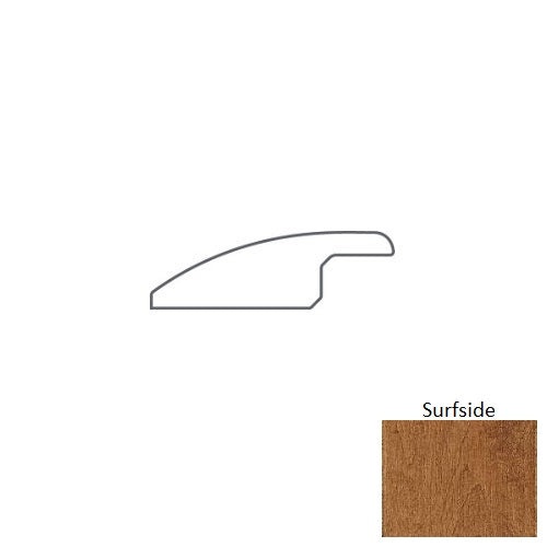 Surfside Hardwood Moulding / Trim - 2.16" x 78" Overlap Reducer - Scufresist Platinum