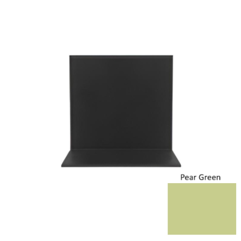 Pinnacle Pear Green Rubber Sanitary Toe Wall Base - 4" x 48"