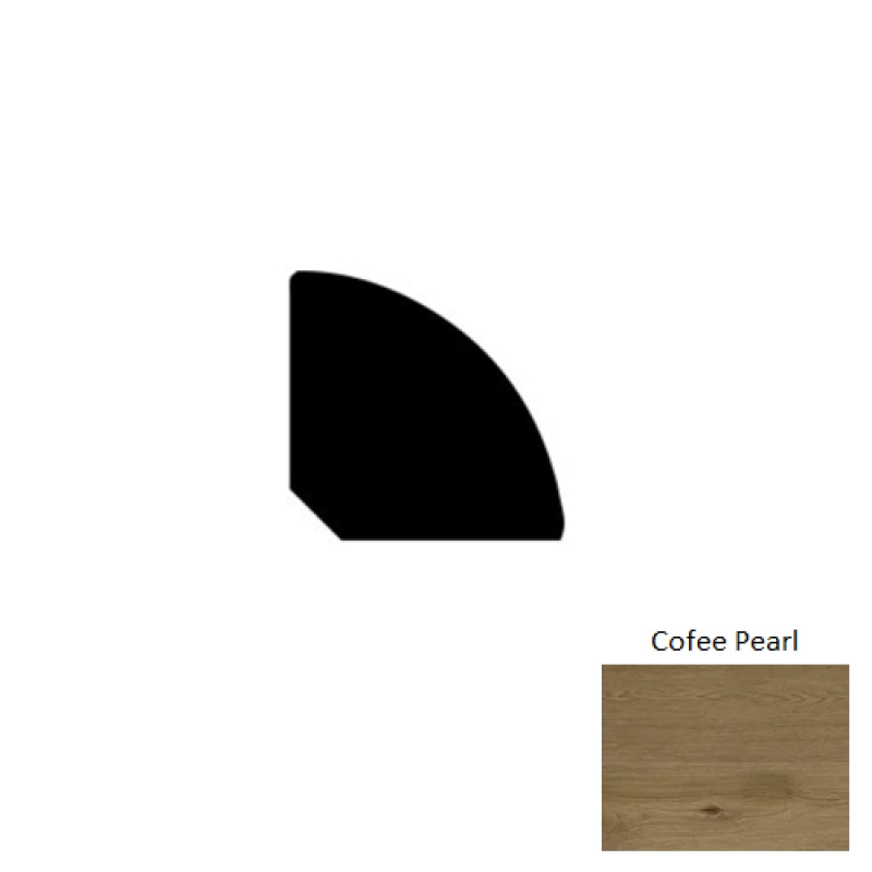 White River Coffee Pearl Luxury Vinyl Quarter Round Trim