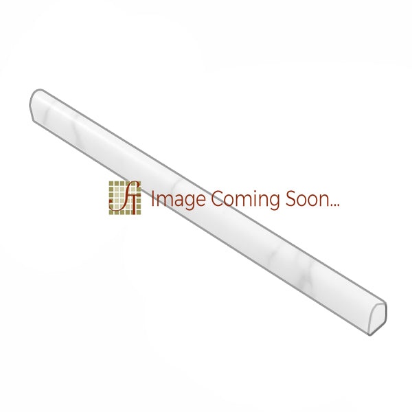 Blue Wood Marble Liner - 5/8" x 12" Pencil - Honed