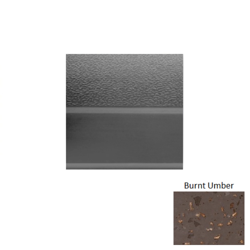 Roppe Renew Burnt Umber Textured Rubber Stair Tread