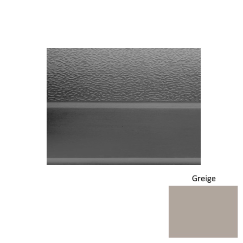 Solid 93 Greige Textured Rubber Stair Tread