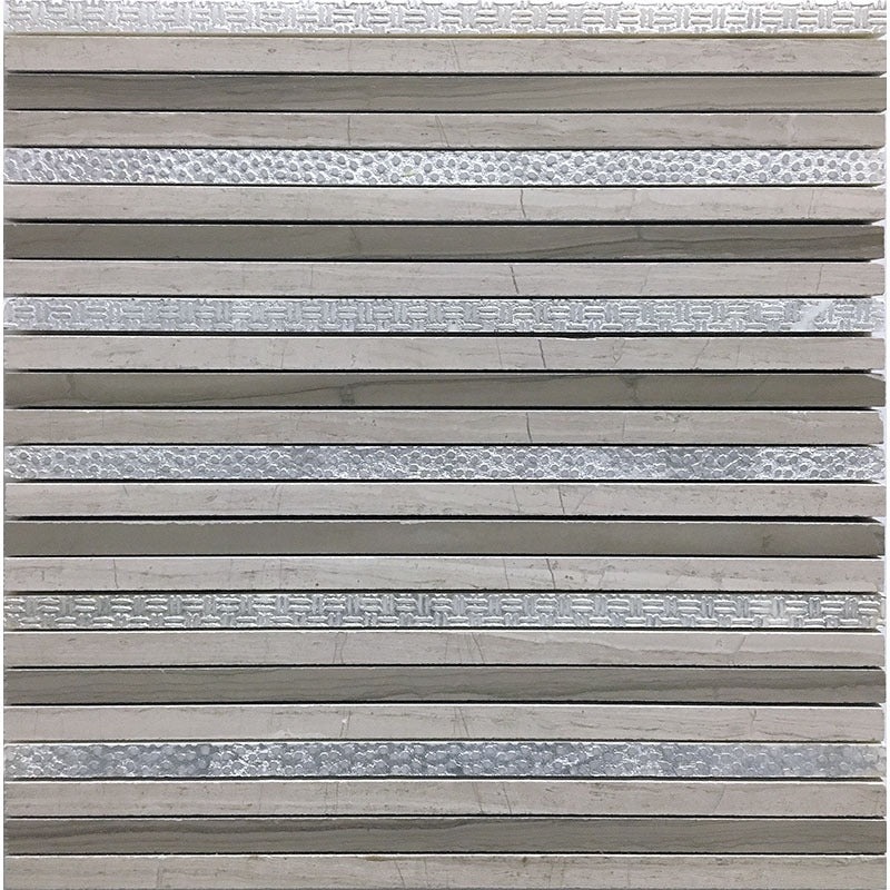 Skalini Line Artistic Stone Bastoni 4 Natural Stone Mosaic - Mixed