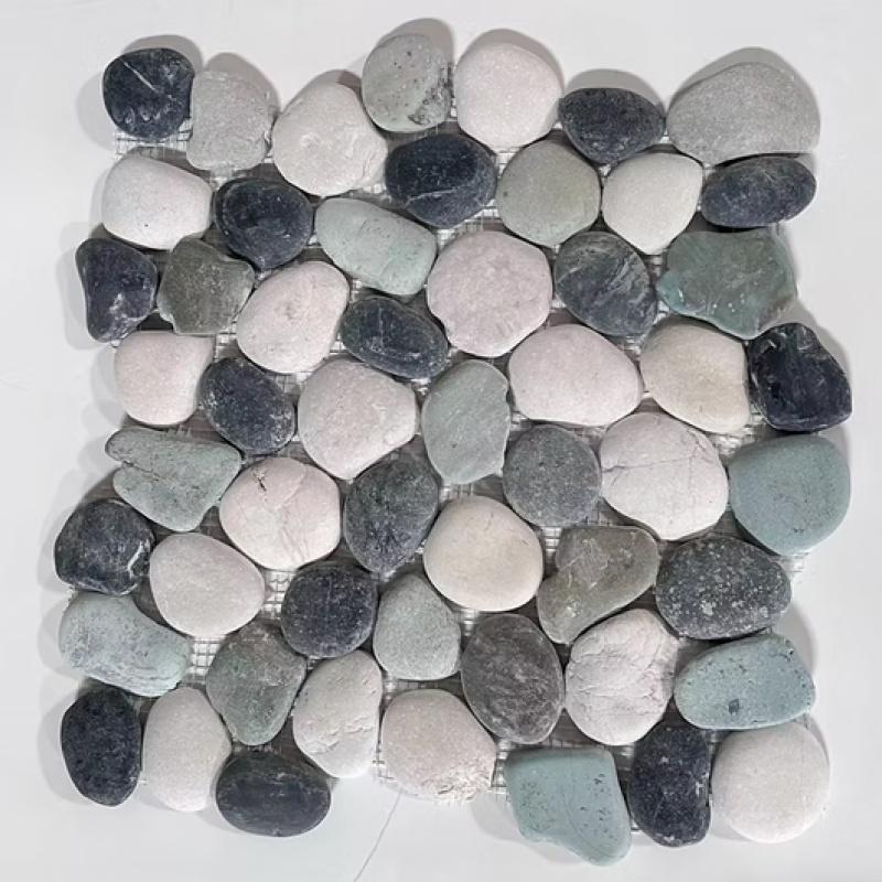Jubilee Pebble Mosaic - 12" X 12" - Honed