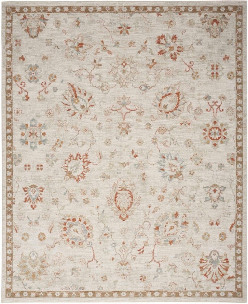 Infinite Ivory Ift04 Polypropylene & Polyester Farmhouse Area Rug - 4 Ft X 6 Ft - Ivory