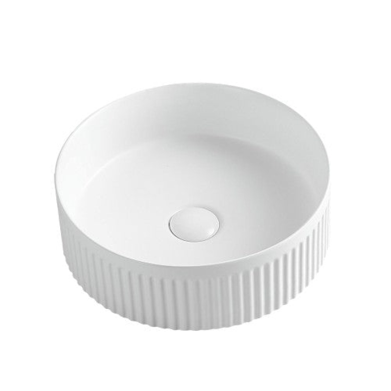 White Ceramic Vessel Bathroom Sink