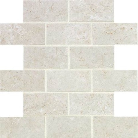 Florentine Argento Porcelain Mosaic - 2" X 4" Brick - Matte