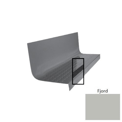 Flextones Fjord Rubber Stair Tread with Flush Carborundum Strip
