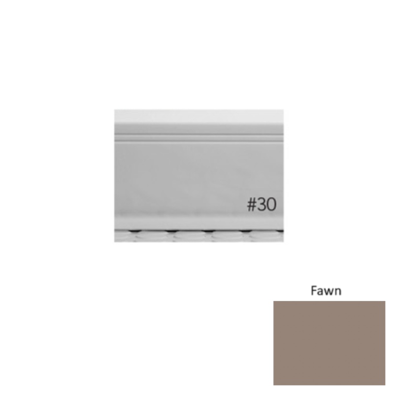 Pinnacle Plus #30 Sketch Fawn Rubber Coil Wall Base