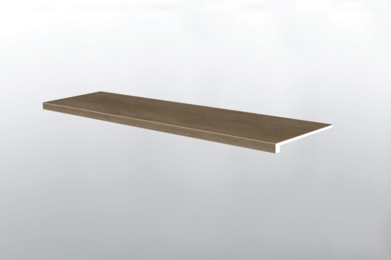 Studio Doack Luxury Vinyl Moulding / Trim - 12" X 47.25" Stair Tread Eased Edge - Low Gloss