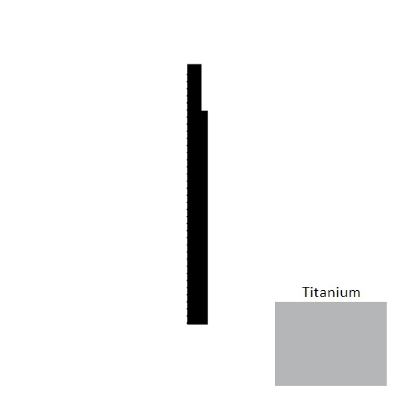 Titanium Bliss Rubber Wall Base