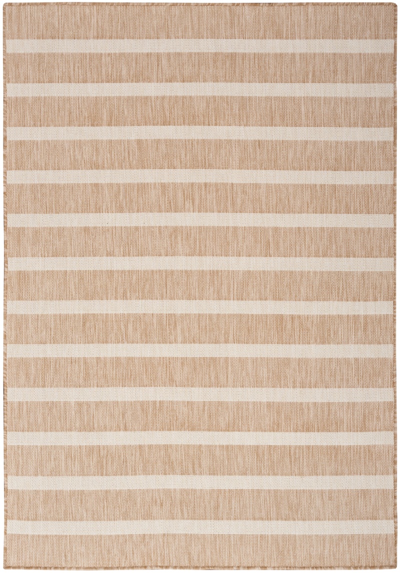 Positano Beige Ivory Modern Area Rug 6 Ft x 9 Ft