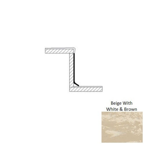 Evolving Styles Creative Elements Beige Rubber Risers 7" x 72"