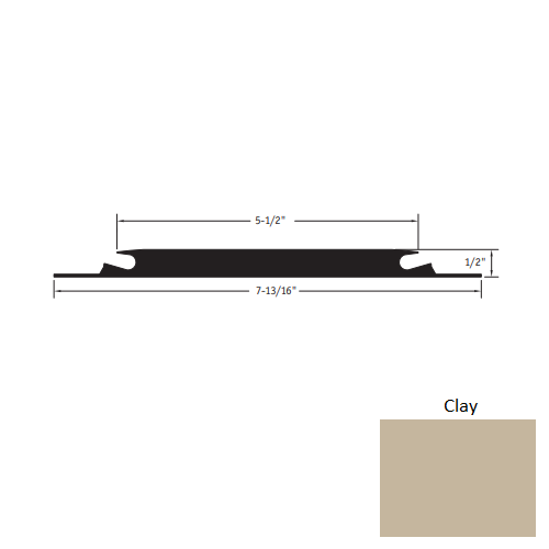 Johnsonite Clay Vinyl Carpet Insert Threshold